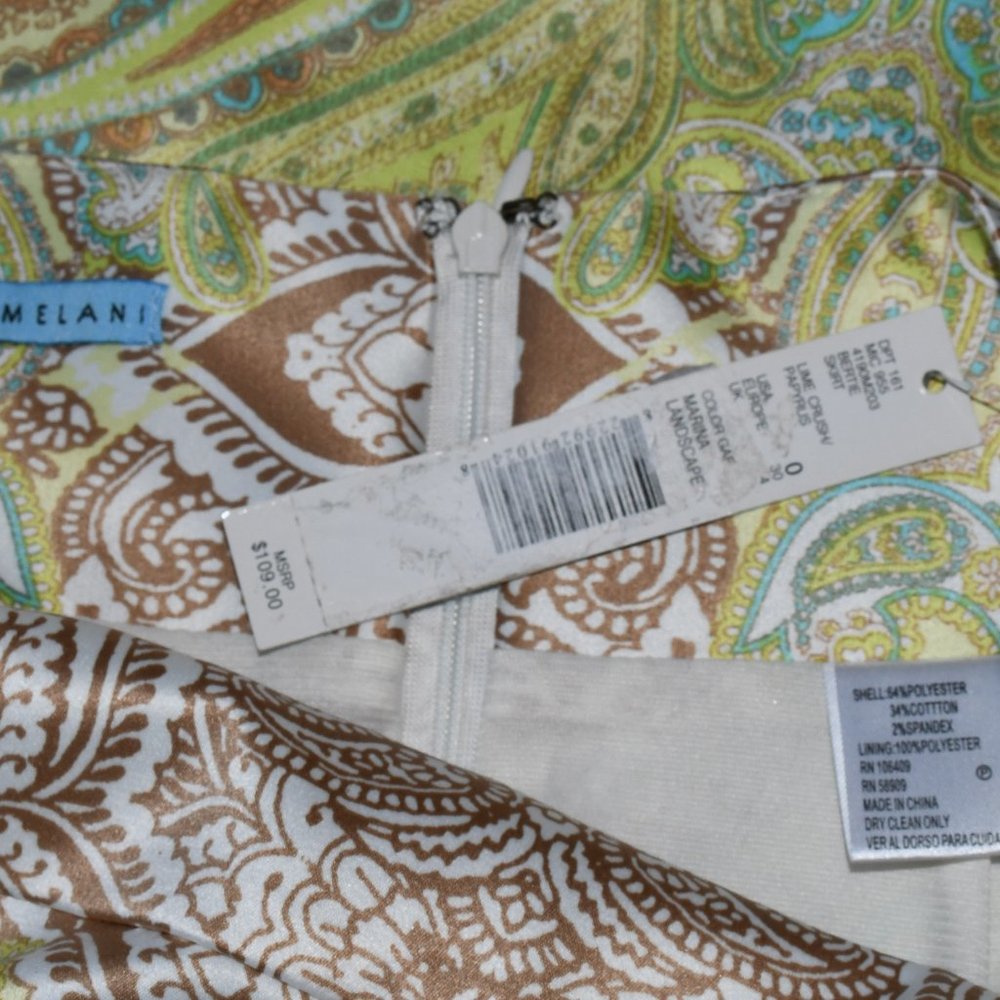 Antonio Melani Multicolored Skirt NWT - Picture 3 of 3